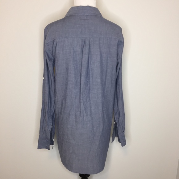 J. Crew Chambray Popover Tunic - Small - Picture 5 of 8